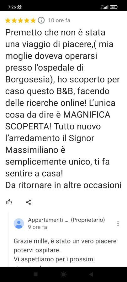 Appartamenti Del Borgo Borgosesia Bagian luar foto